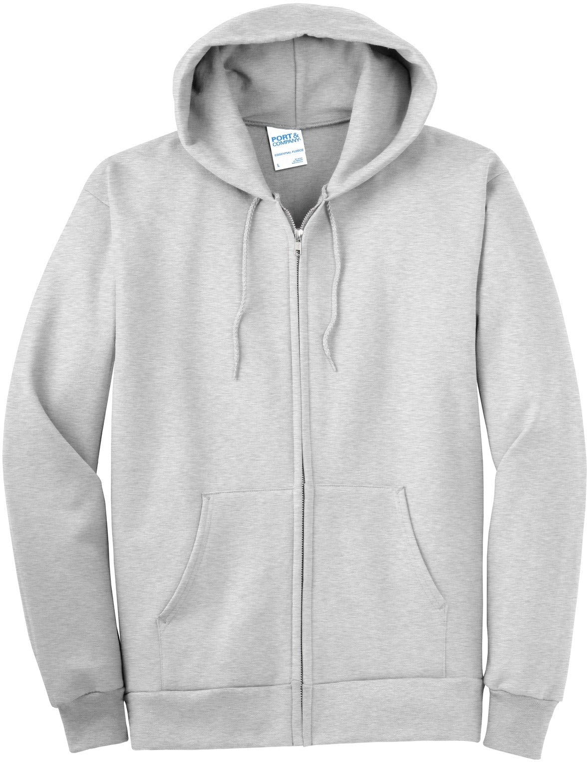 OUTLET-Port & Company Ultimate Full-Zip Hooded Sweatshirt