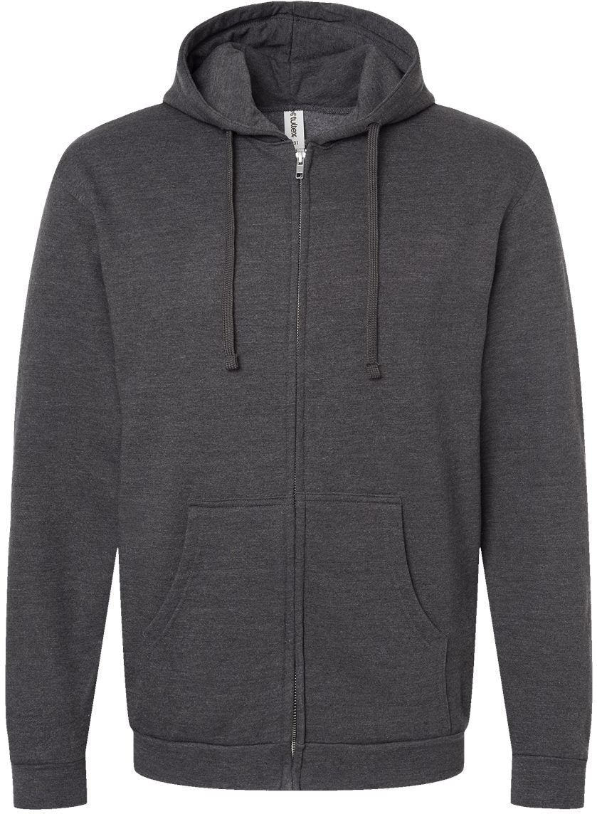 Tultex Unisex Full-Zip Hooded Sweatshirt