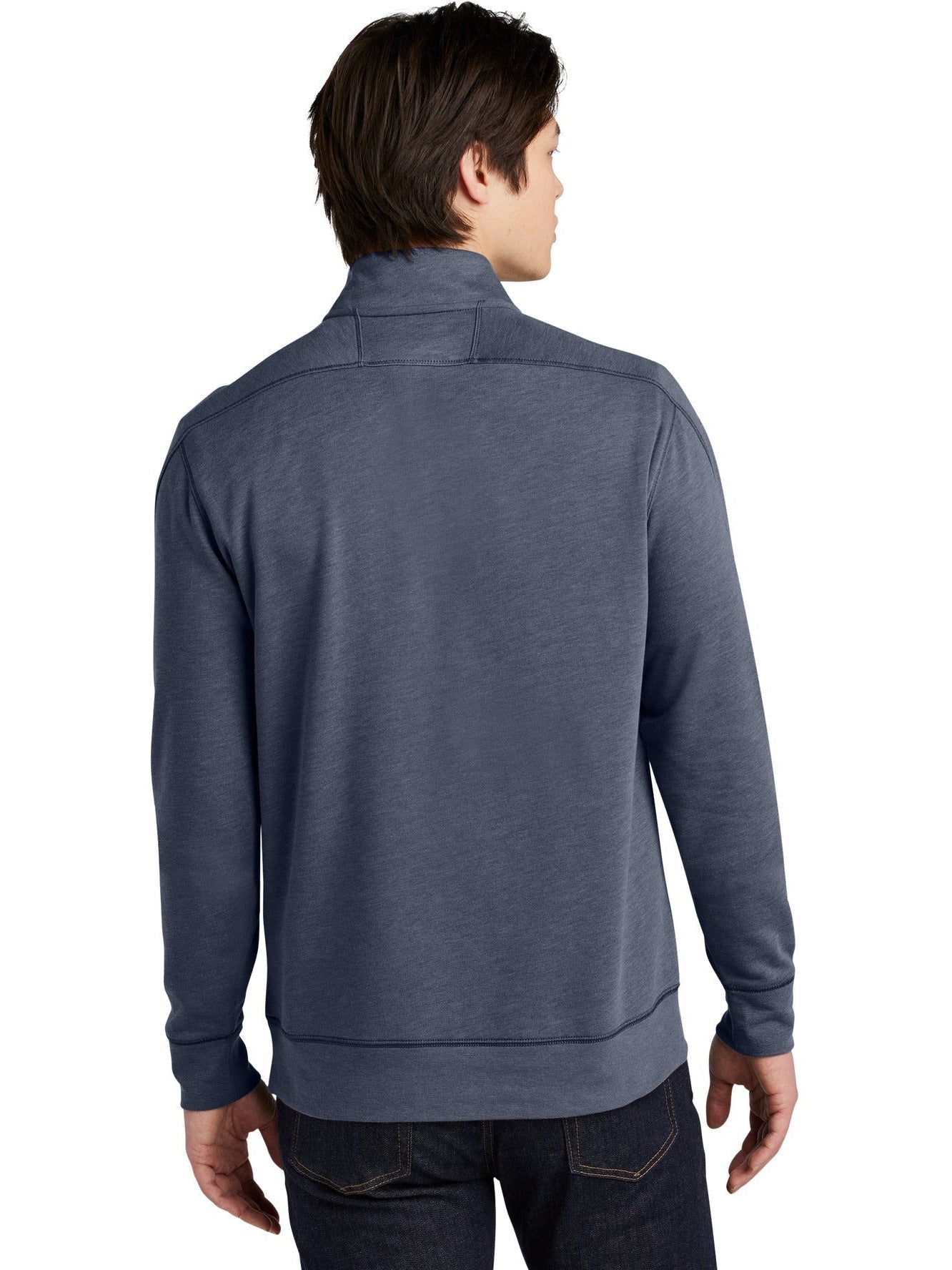 OUTLET-New Era Tri-Blend Fleece 1/4-Zip Pullover
