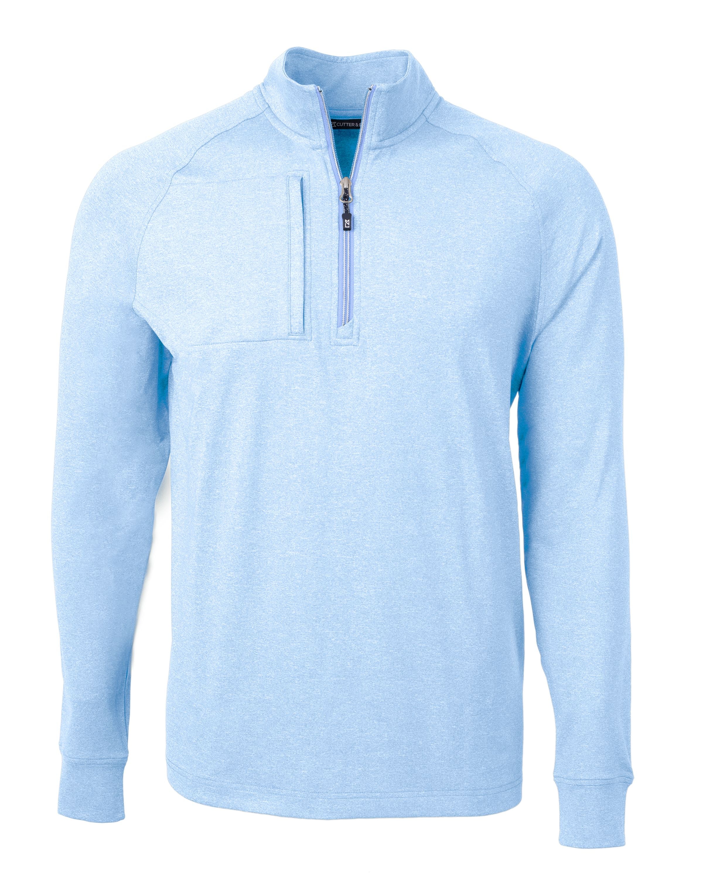 Cutter & Buck Adapt Eco Knit Heather Quarter Zip Pullover