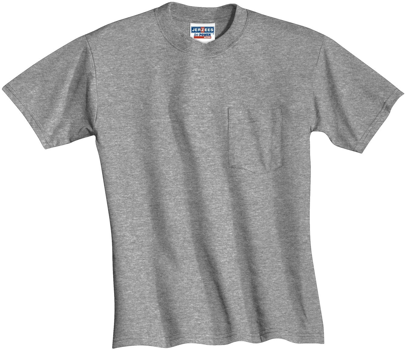 OUTLET-Jerzees Dri-PowerActive 50/50 Cotton/Poly Pocket T-Shirt