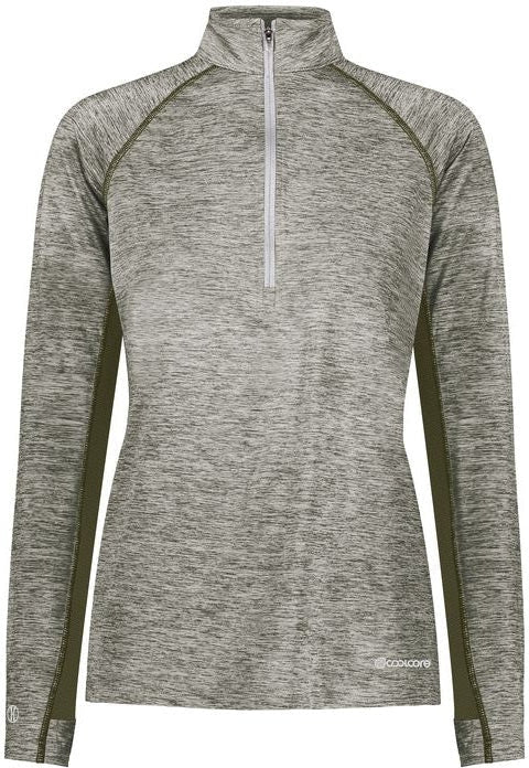 Holloway Ladies Electrify Coolcore 1/2 Zip Pullover