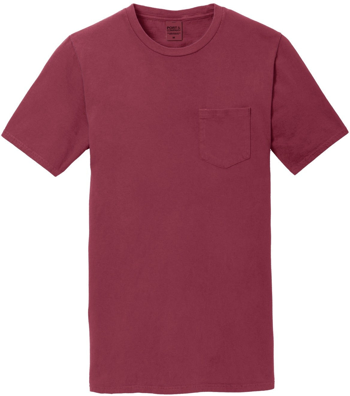 CLOSEOUT - Port & Company Beach Wash Garment-Dyed Pocket Tee