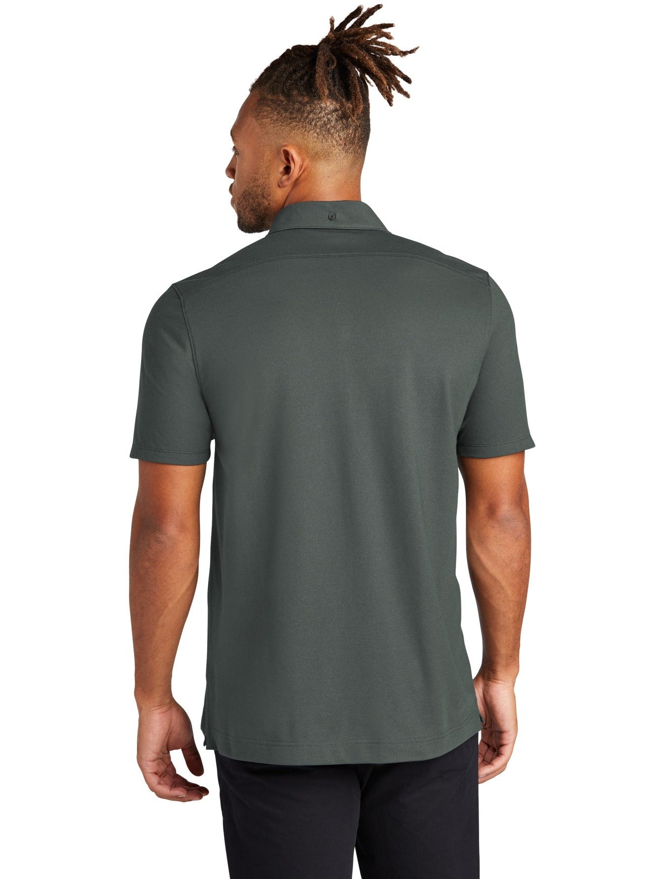 Mercer+Mettle Stretch Pique Full-Button Polo