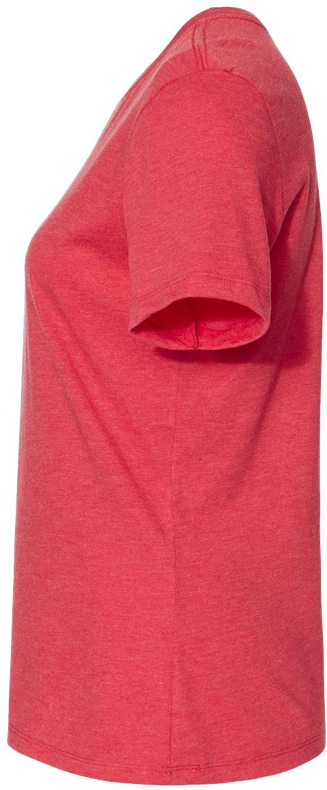 Bella+Canvas Womenâs Relaxed Fit Heather CVC Tee