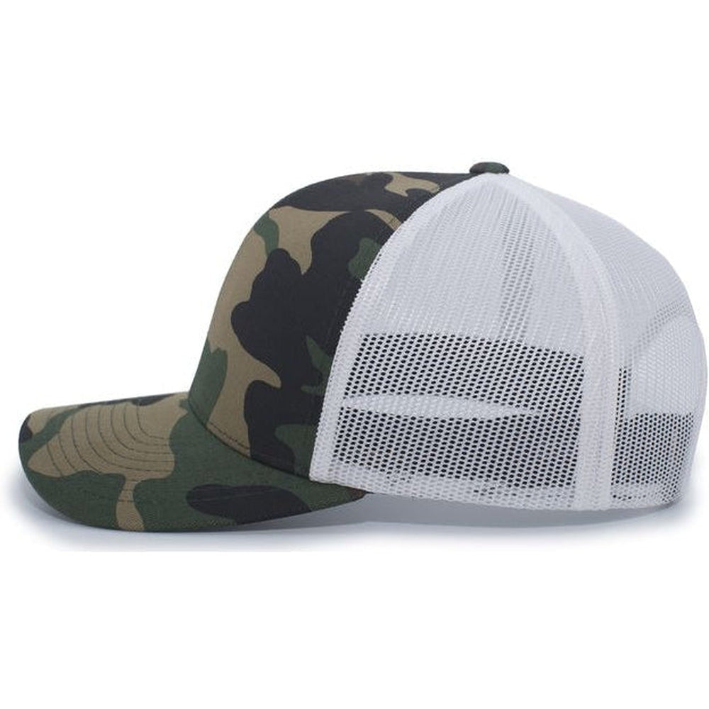 OUTLET-Pacific Headwear Camo Snapback Trucker Cap