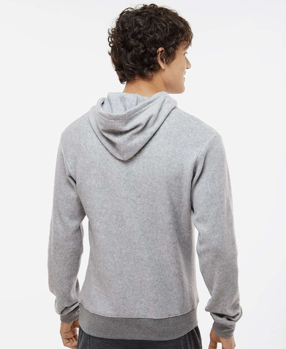 J. America Flip Side Fleece Hooded Pullover