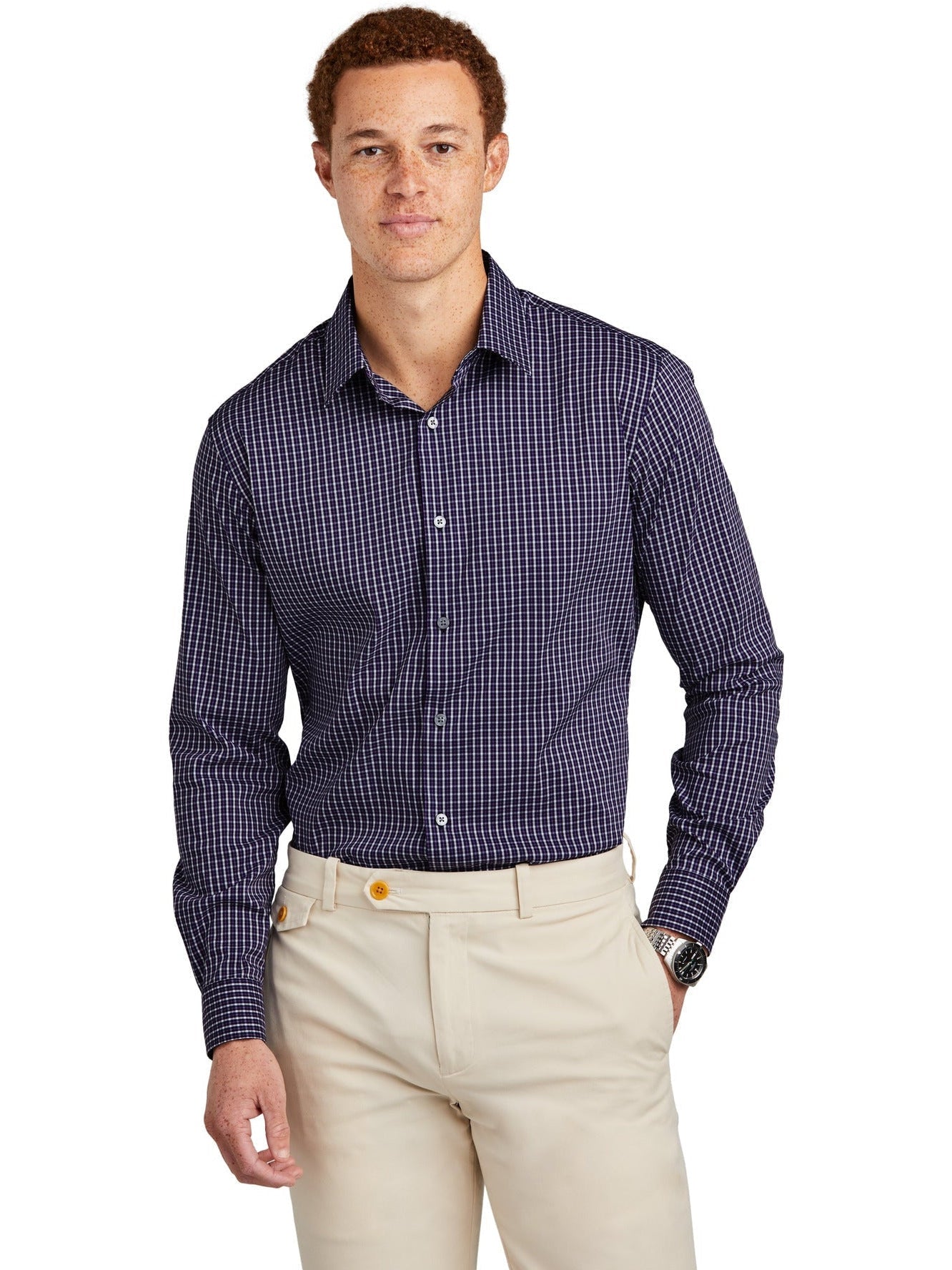 Brooks Brothers Tech Stretch Patterned Shirt