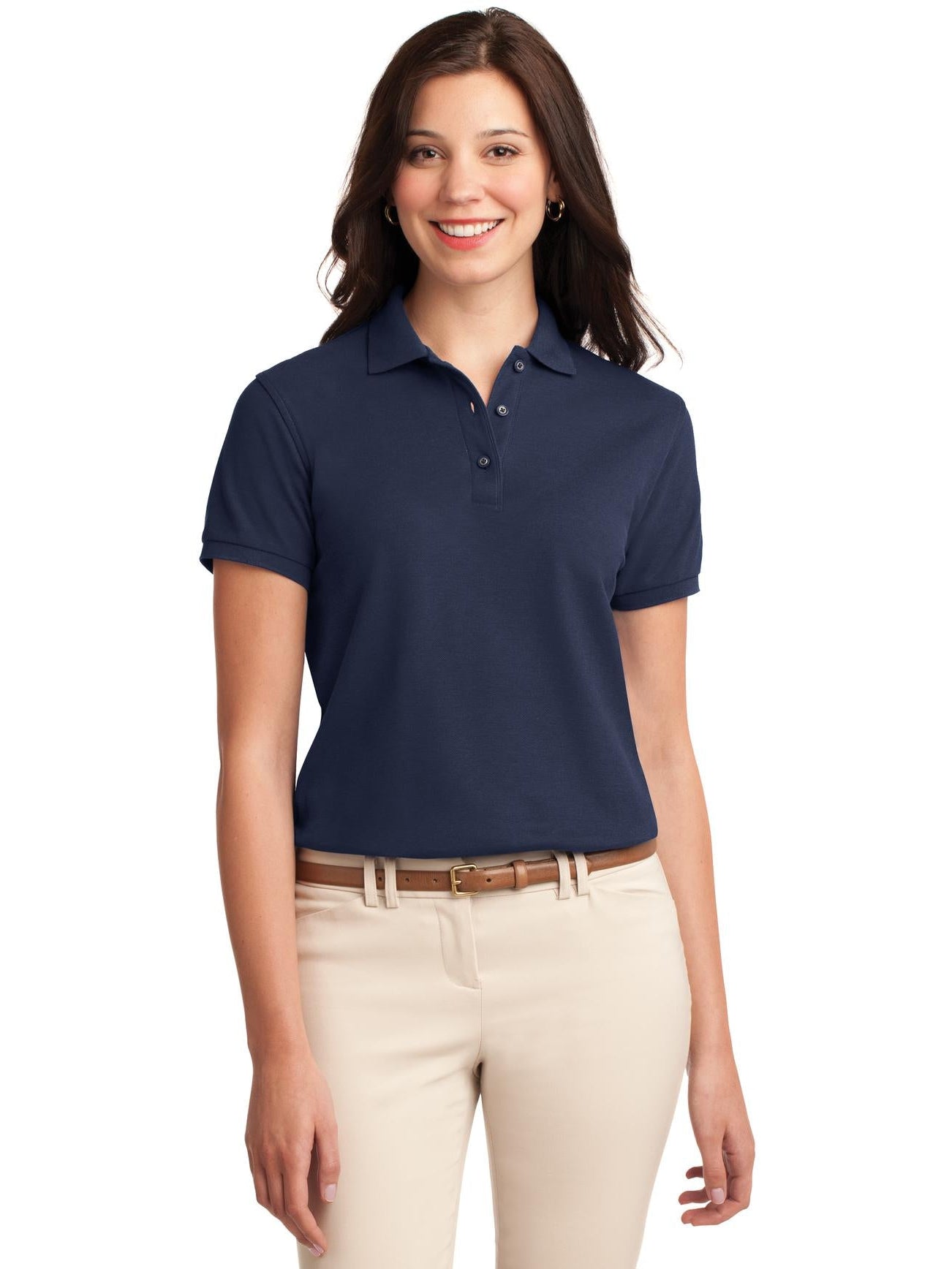 OUTLET-Port Authority Ladies Silk Touch Polo