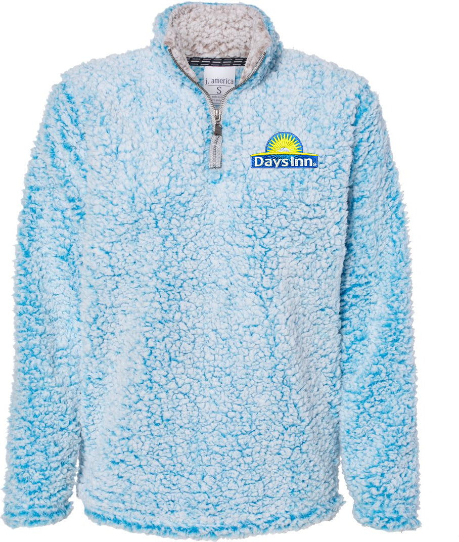 J. America Womenâs Epic Sherpa Quarter-Zip Pullover