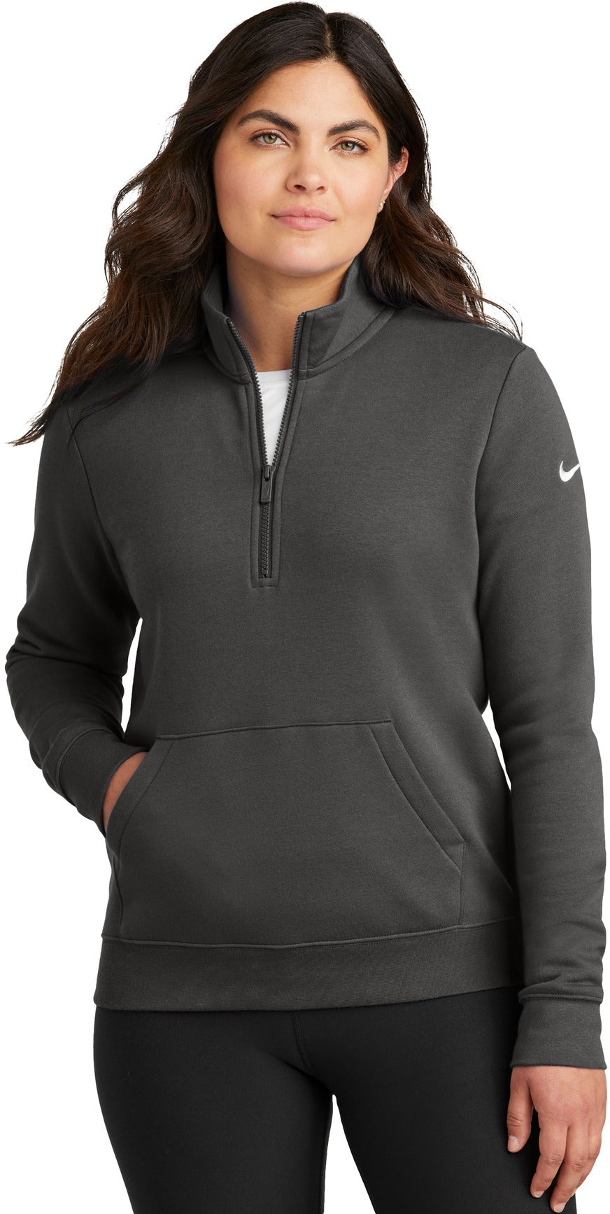 OUTLET-Nike Ladies Club Fleece Sleeve Swoosh