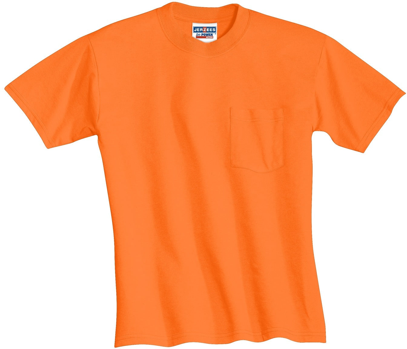 OUTLET-Jerzees Dri-PowerActive 50/50 Cotton/Poly Pocket T-Shirt