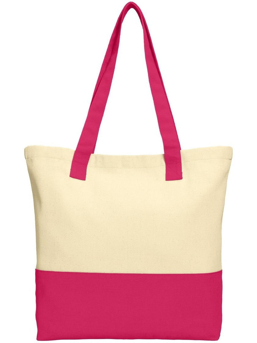 Port Authority Colorblock Cotton Tote