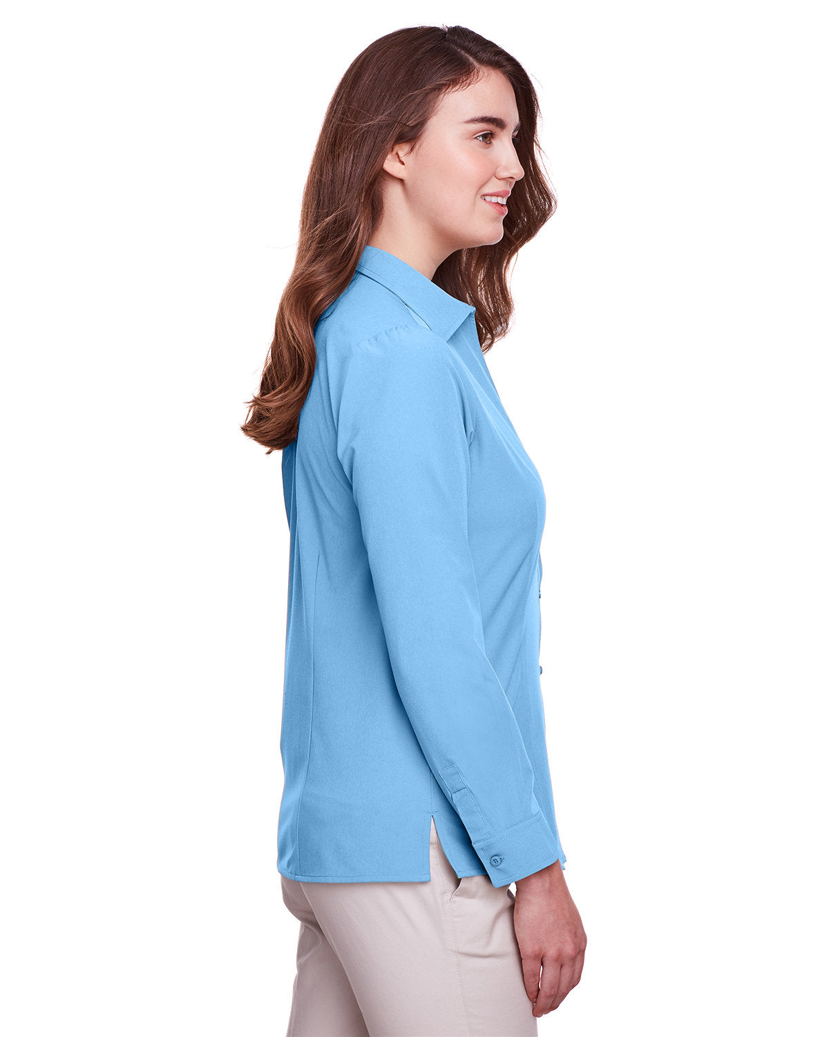 OUTLET-UltraClub Ladies Bradley Performance Woven Shirt