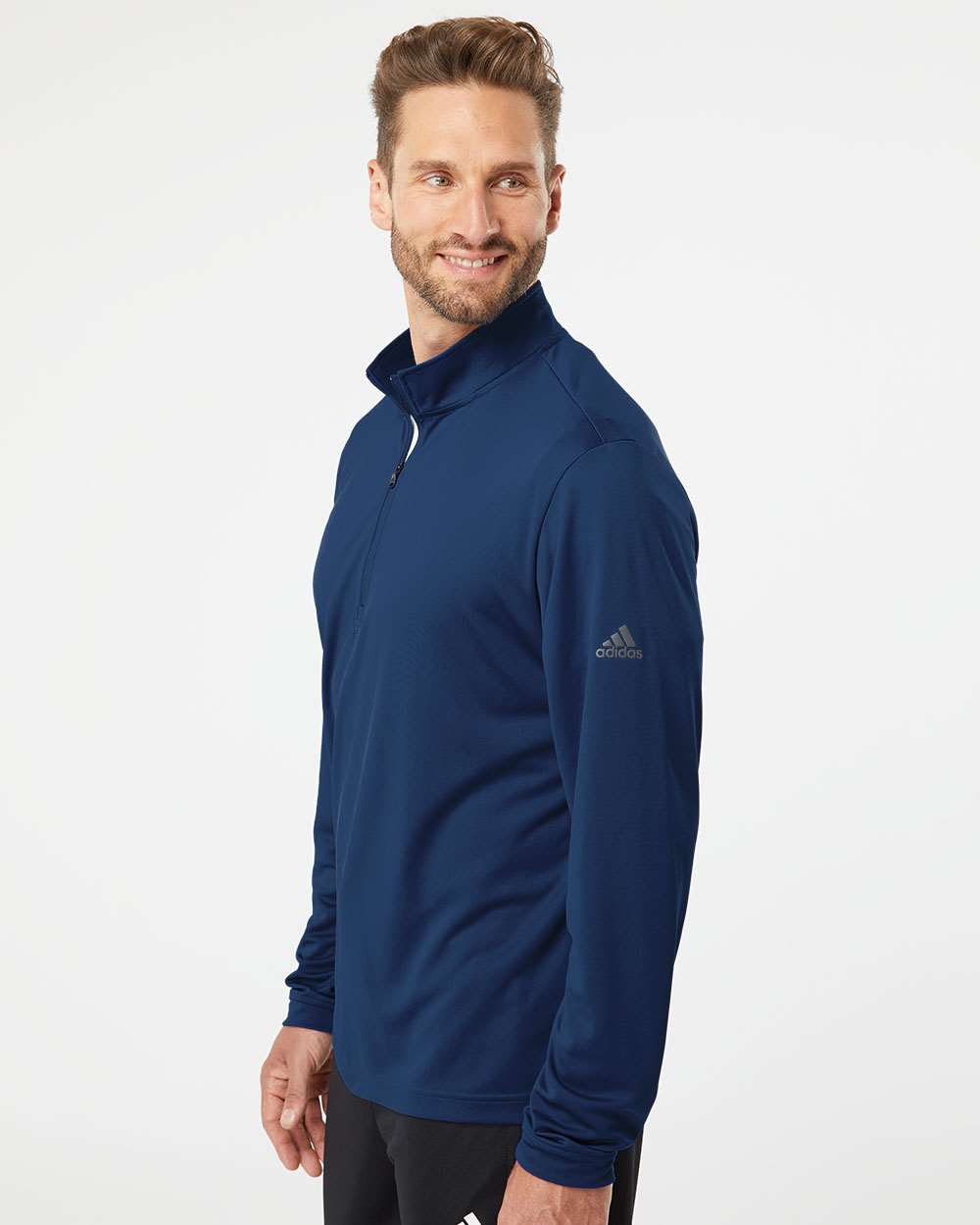 OUTLET-Adidas Lightweight Quarter-Zip Pullover