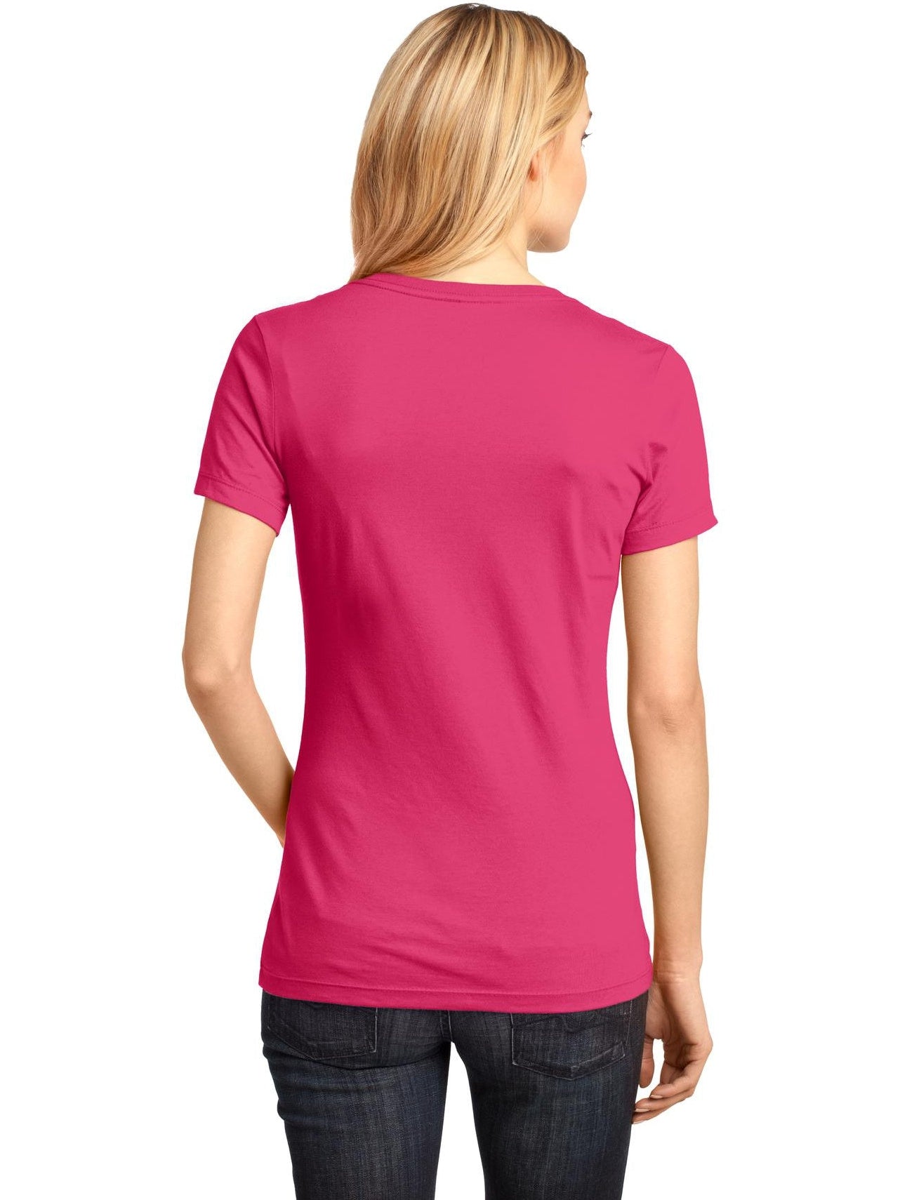 OUTLET-District Ladies Perfect Weight V-Neck Tee
