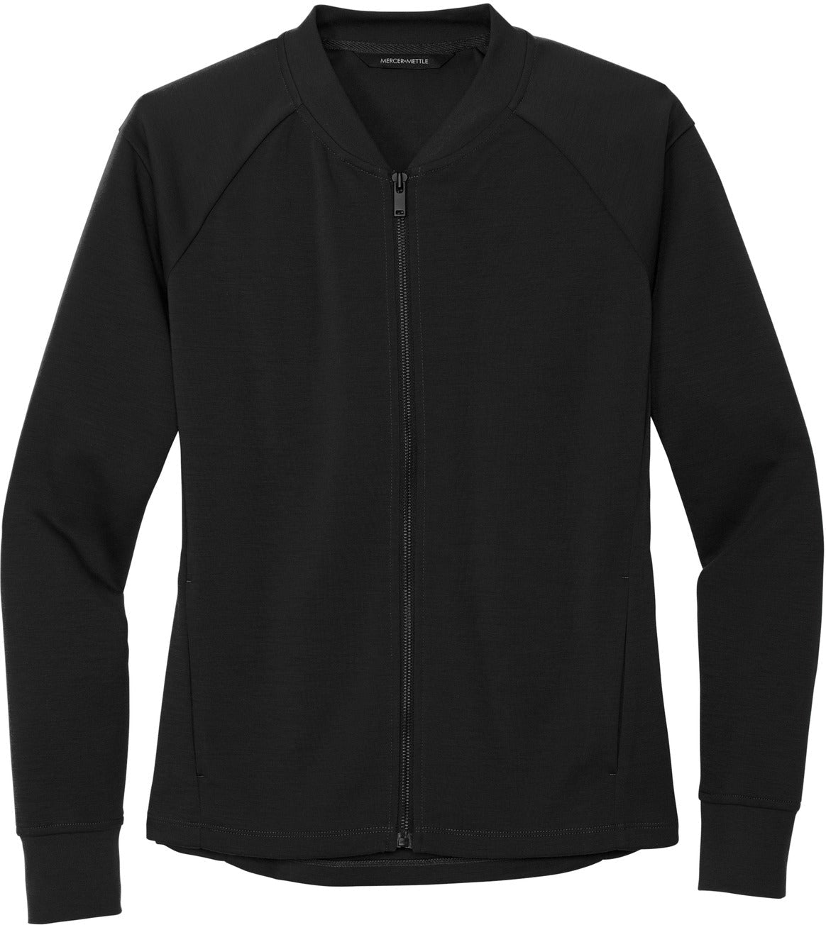 OUTLET-Mercer+Mettle Ladies Double-Knit Bomber