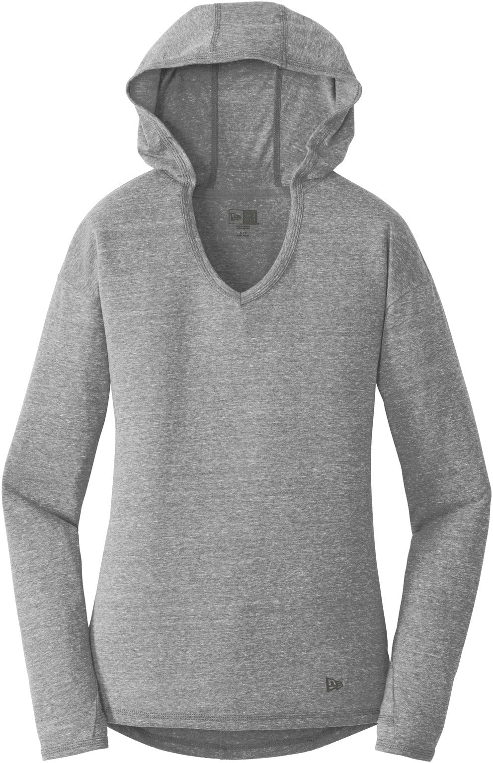 CLOSEOUT - New EraLadies Tri-Blend Performance Pullover Hoodie Tee