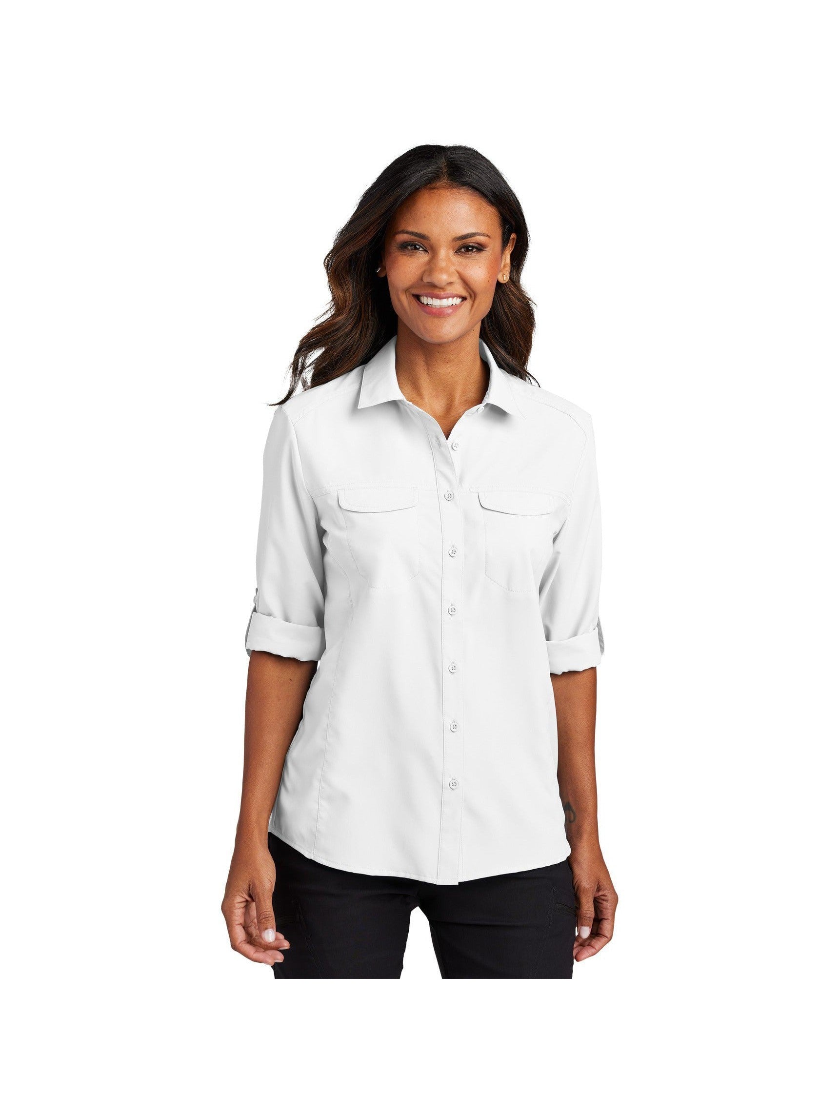 Port Authority Ladies Long Sleeve UV Daybreak Shirt