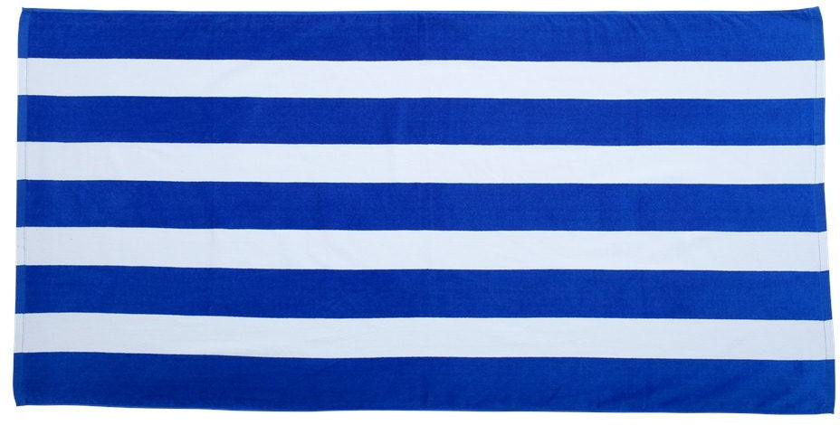 Carmel Towel Company Cabana Stripe Velour Beach Towel