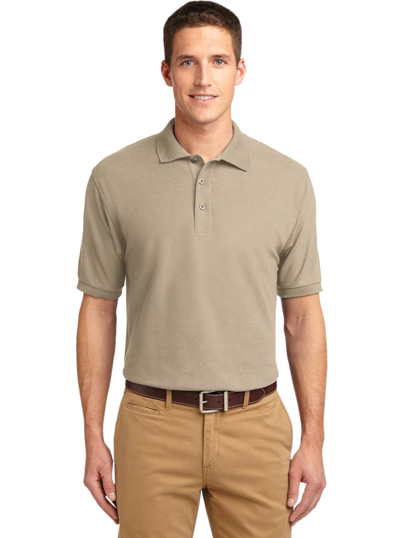 OUTLET-Port Authority Tall Silk Touch Polo Shirt