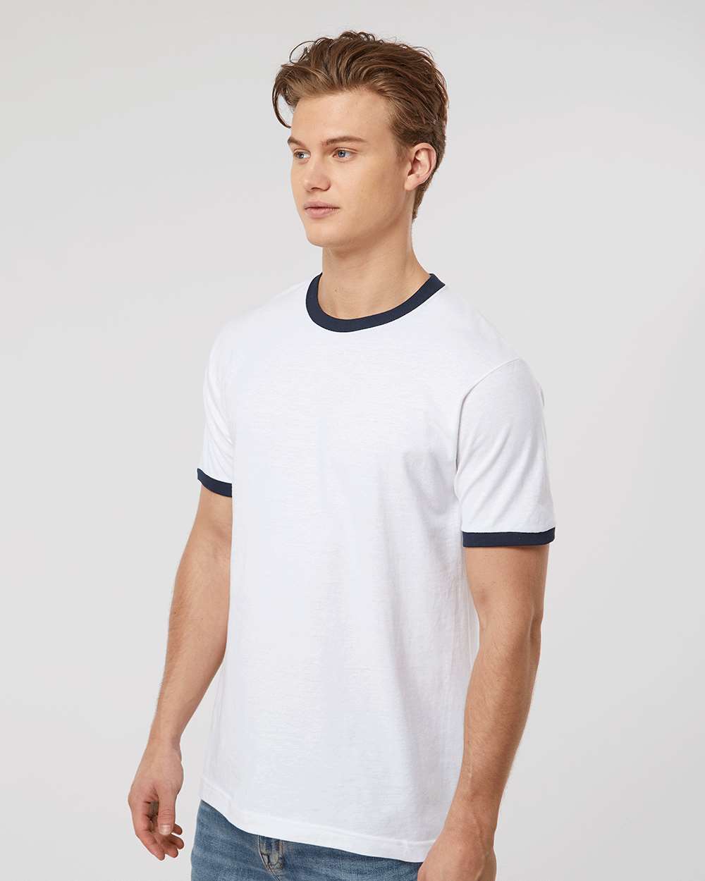 Tultex Unisex Fine Jersey Ringer T-Shirt