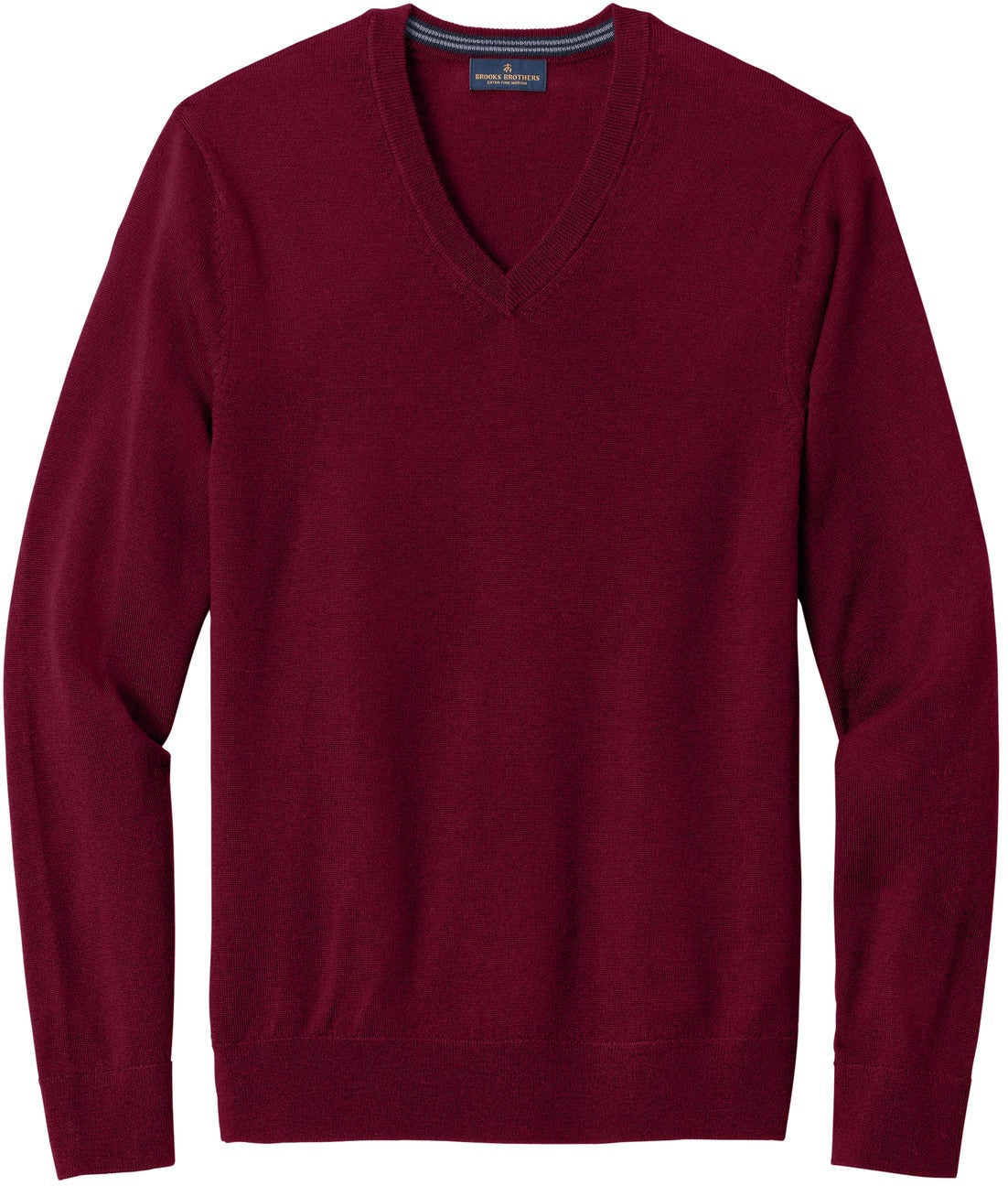 Brooks Brothers Washable Merino V-Neck Sweater