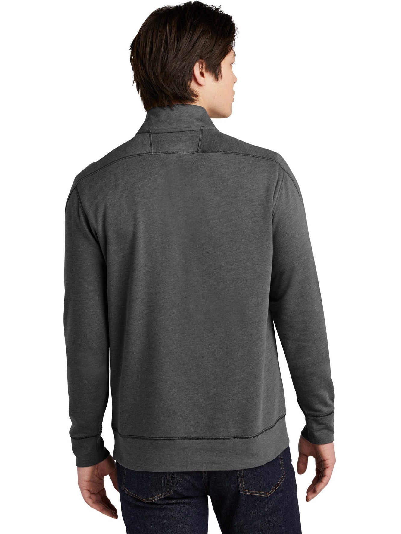 OUTLET-New Era Tri-Blend Fleece 1/4-Zip Pullover