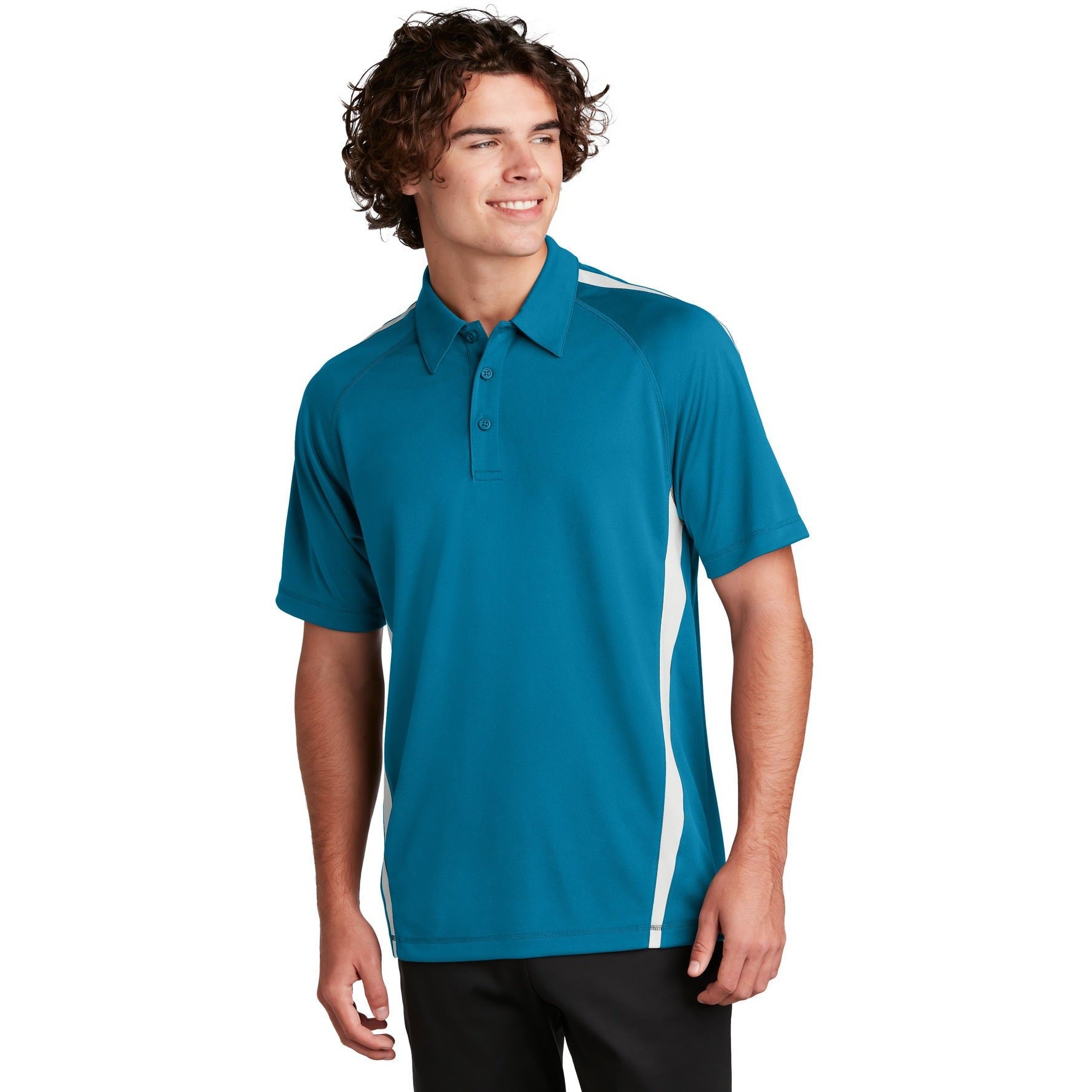 CLOSEOUT - Sport-Tek PosiCharge Micro-Mesh Colorblock Polo