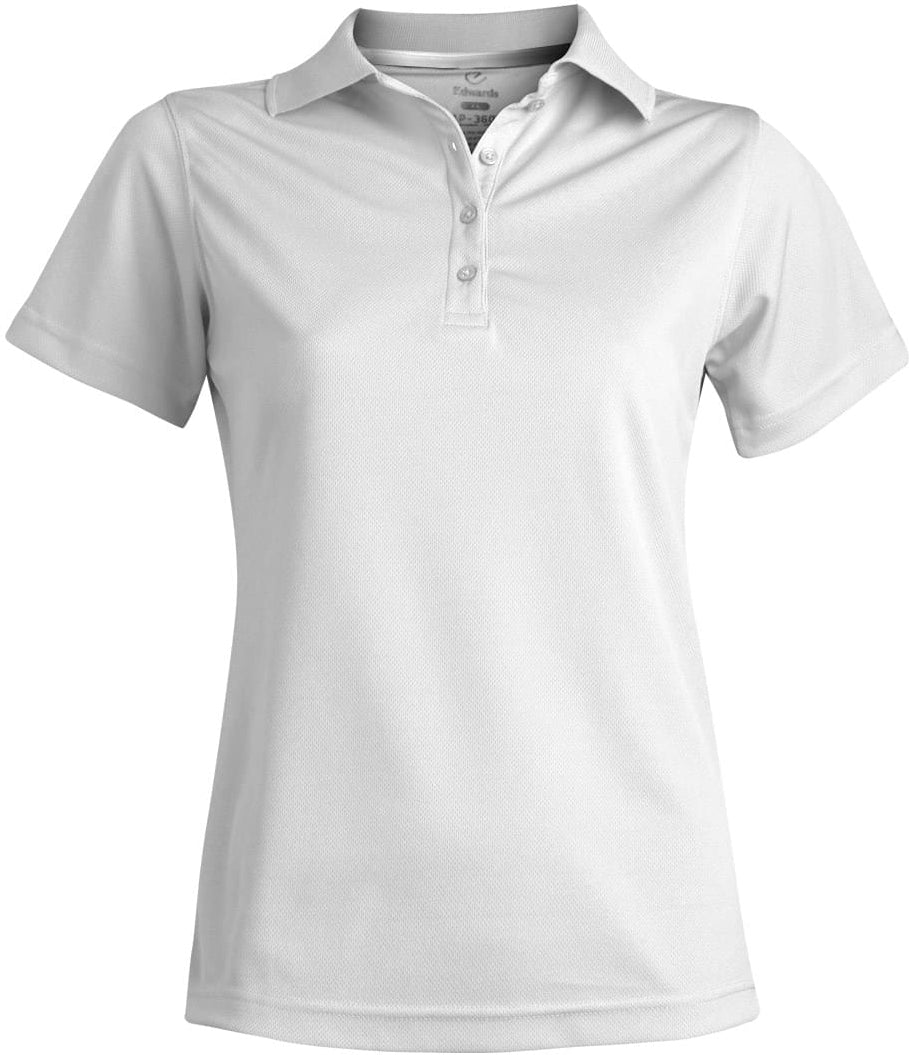 OUTLET-Edwards Ladies Hi Performance Mesh Short Sleeve Polo