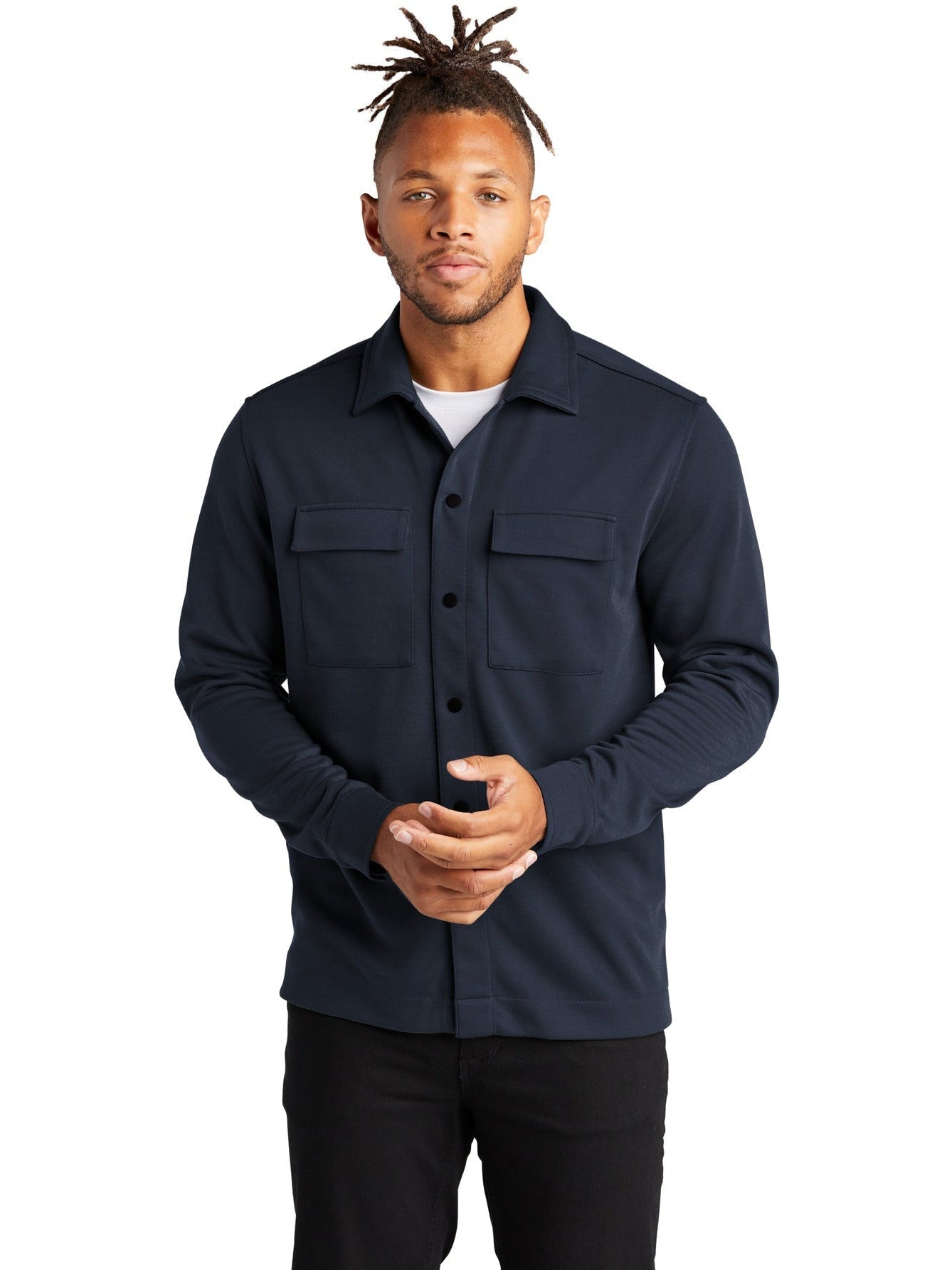 Mercer+Mettle Double-Knit Snap Front Jacket