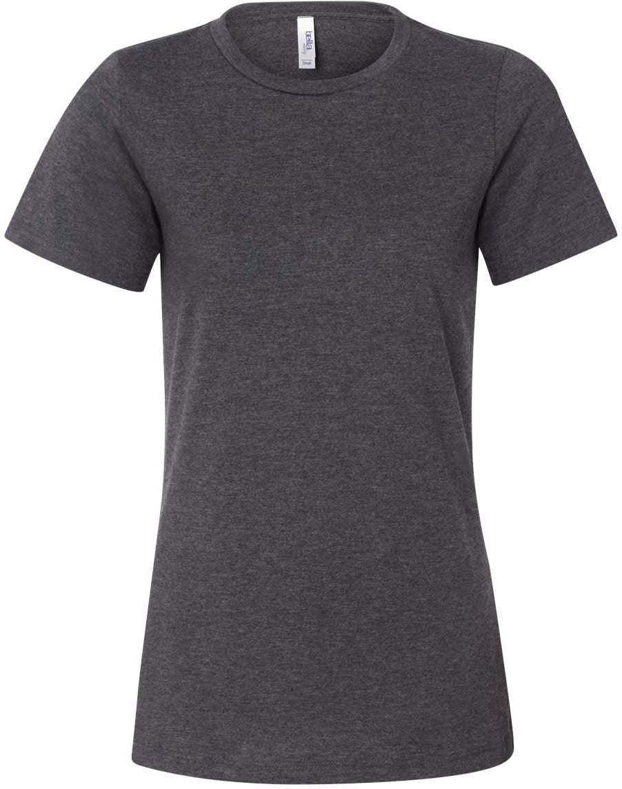 Bella+Canvas Womenâs Relaxed Fit Heather CVC Tee
