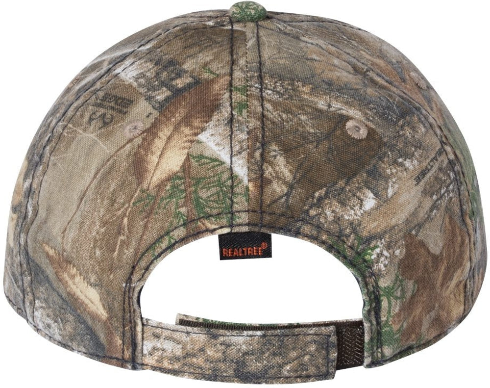 Outdoor Cap Camo Cap with American Flag Undervisor