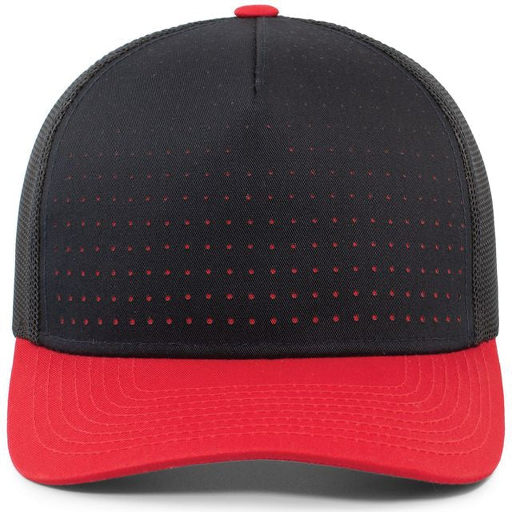 Pacific Headwear Perforated 5-Panel Trucker Snapback Cap