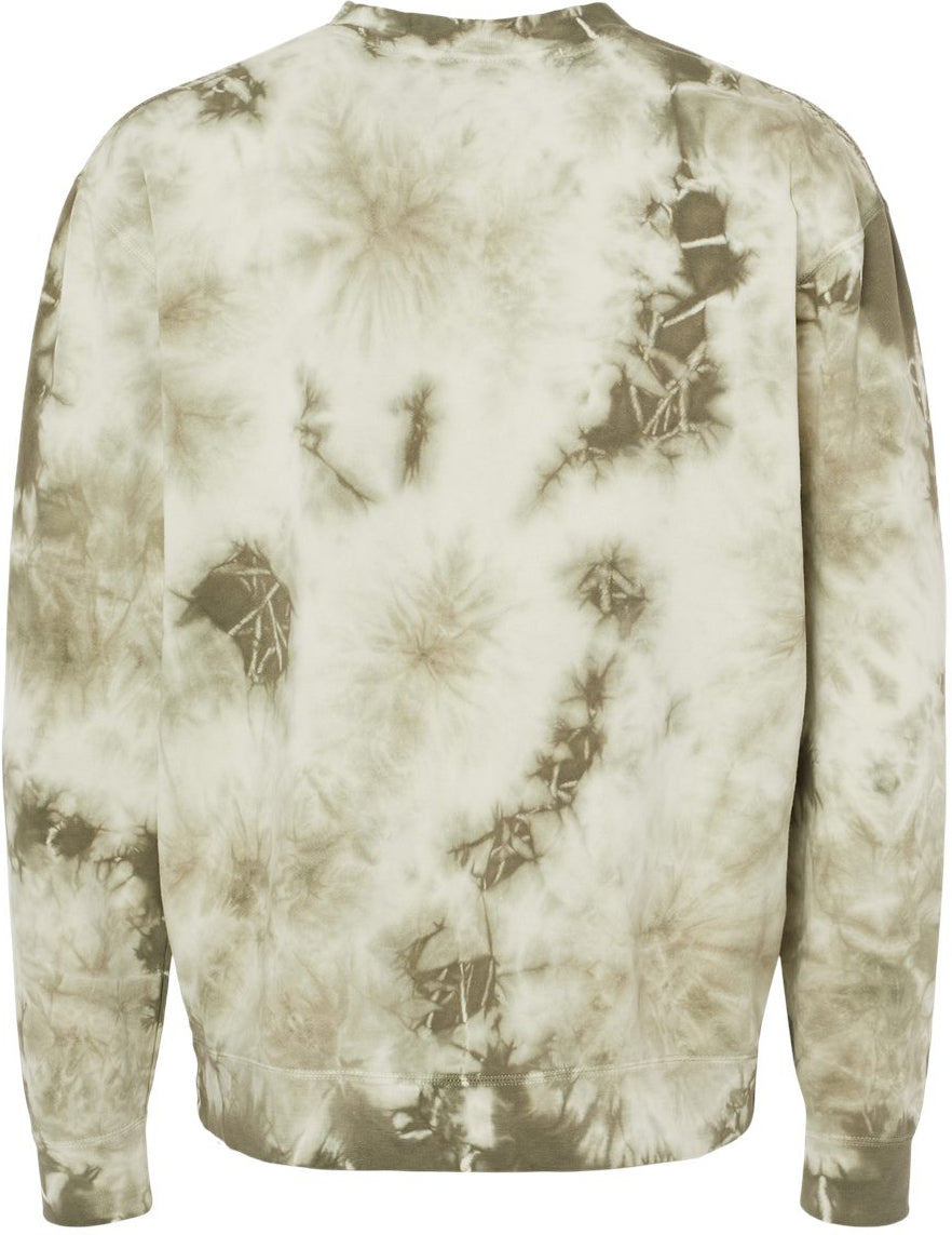 Independent Trading Co. Unisex Midweight Tie-Dyed Sweatshirt