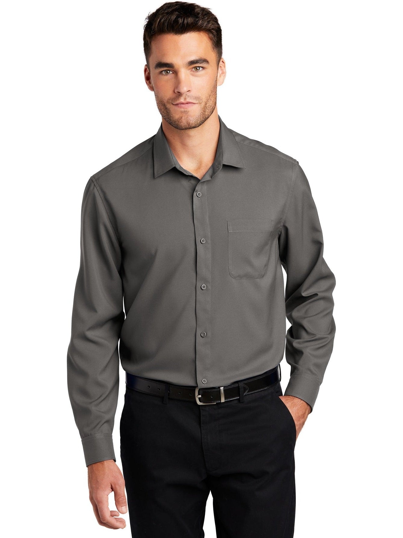 OUTLET-Port Authority Long Sleeve Performance Staff Shirt