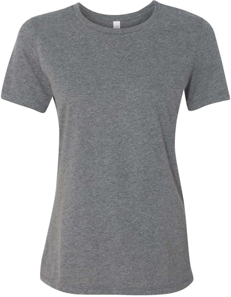 Bella+Canvas Womenâs Relaxed Fit Heather CVC Tee