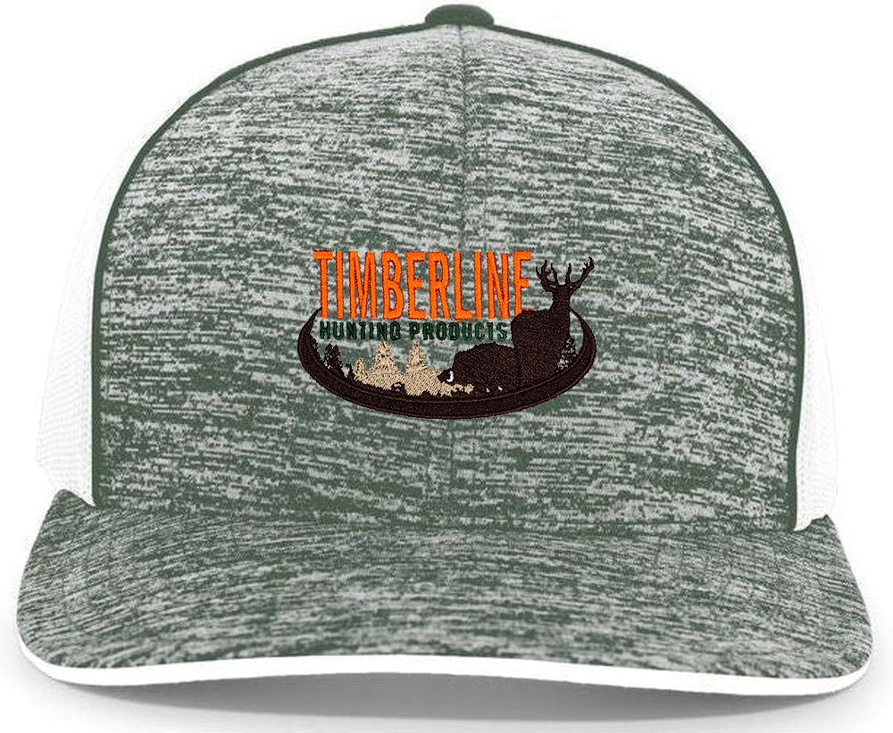 Pacific Headwear Aggressive Heather Trucker Snapback Cap