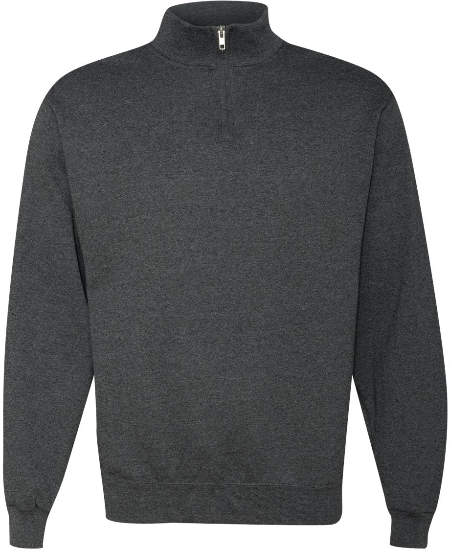 OUTLET-Jerzees Nublend Cadet Collar Quarter-Zip Sweatshirt