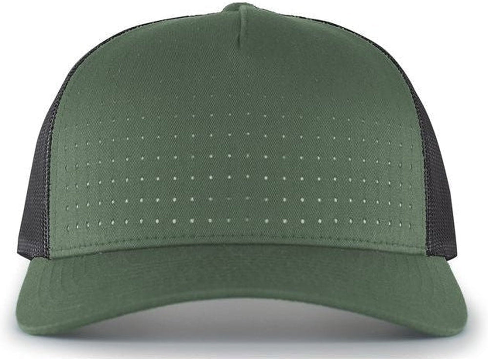 Pacific Headwear Perforated 5-Panel Trucker Snapback Cap