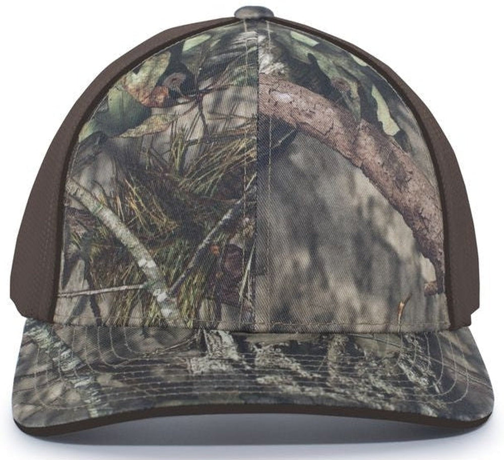 Pacific Headwear Camo Trucker Flexfit Cap