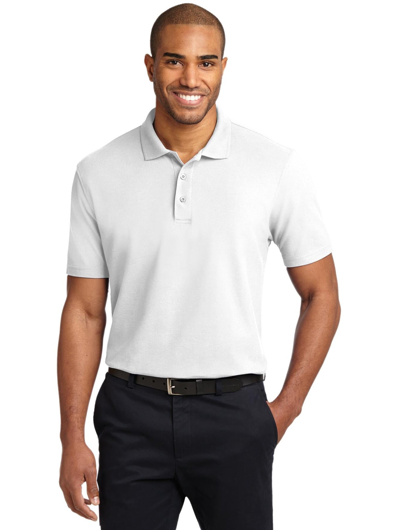 OUTLET-Port Authority Stain-Resistant Polo Shirt