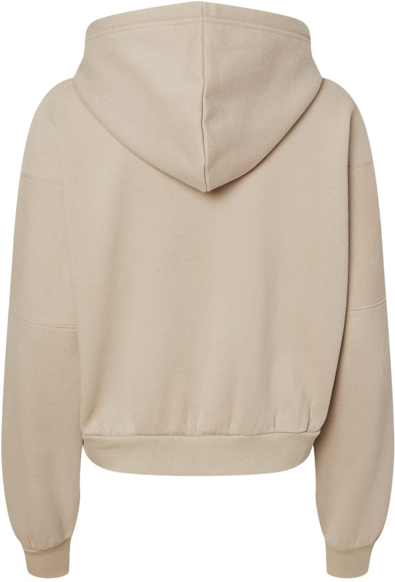 MV Sport Ladies Sueded Fleece Cropped Hooded Sweatshirt