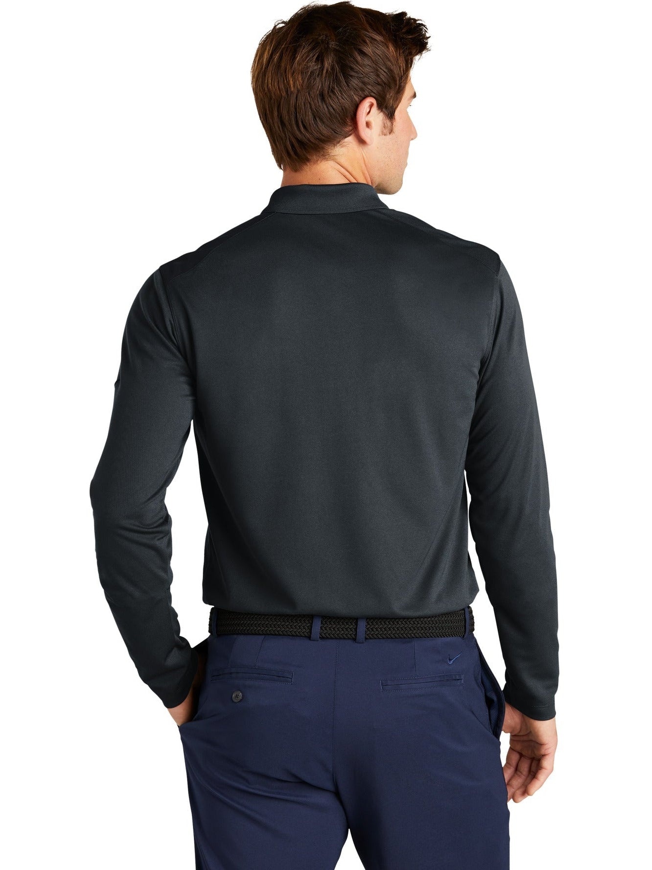 OUTLET-NIKE Dri-FIT Micro Pique 2.0 Long Sleeve Polo