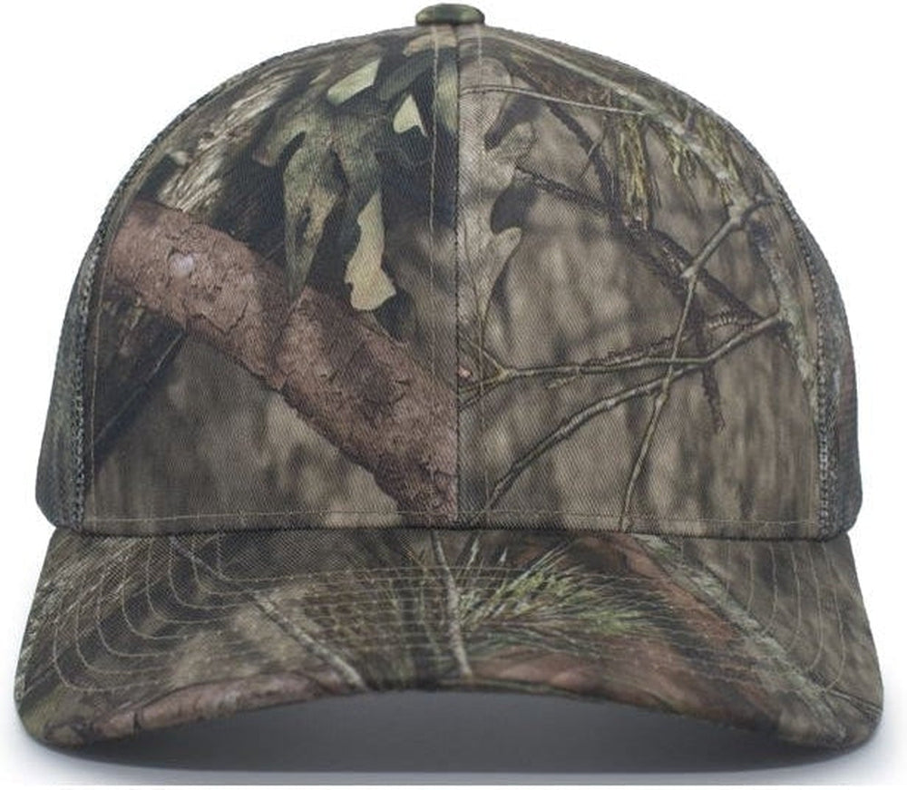 OUTLET-Pacific Headwear Camo Snapback Trucker Cap