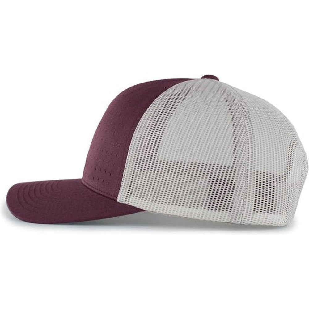 Pacific Headwear Perforated 5-Panel Trucker Snapback Cap