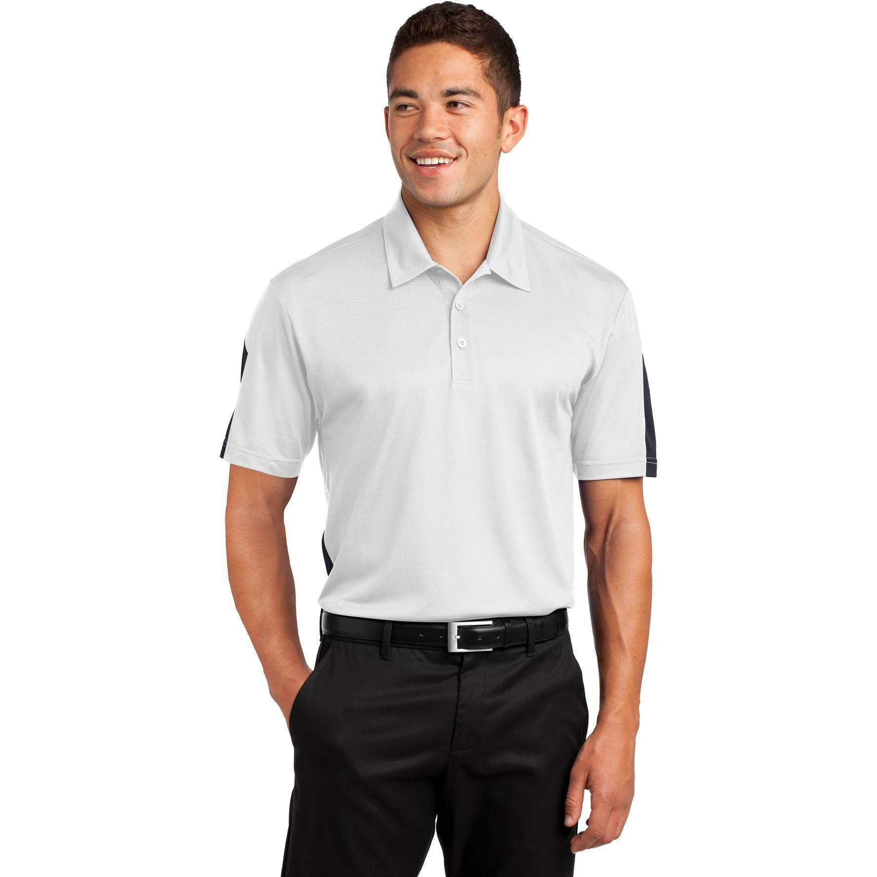 CLOSEOUT - Sport-Tek PosiCharge Active Textured Colorblock Polo