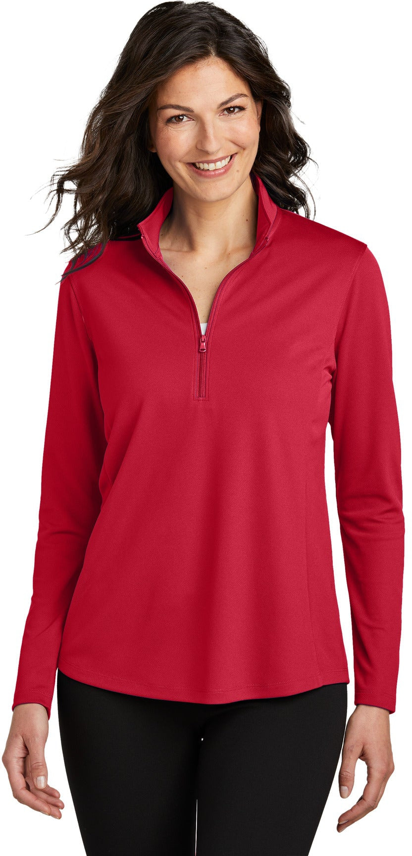 Port Authority Ladies Dry Zone UV Micro-Mesh 1/4-Zip