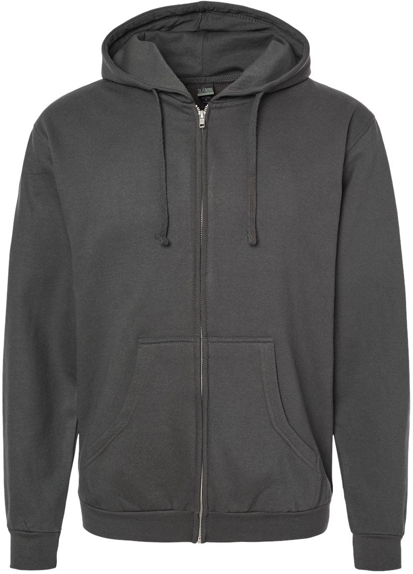 Tultex Unisex Full-Zip Hooded Sweatshirt