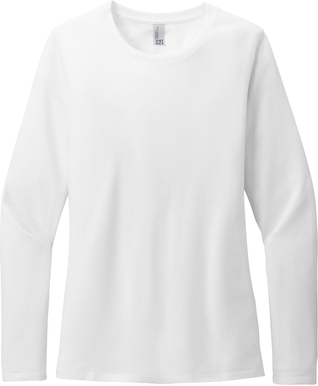 District Ladies Perfect Blend CVC Long Sleeve Tee